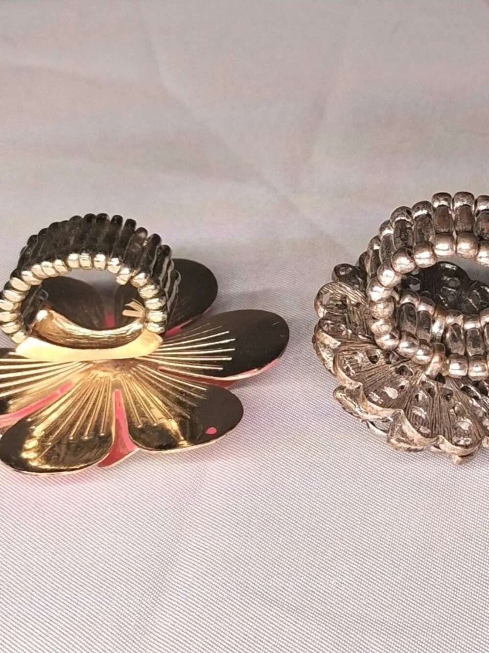 Vintage Statemen Fashion Costume Bold Stretch Band Rings Jewelry